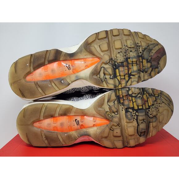 Nike Air Max 95 Safari KEEP RIPPIN STOP SLIPPIN AV7014-002 Size 12 WORN - Picture 7 of 8